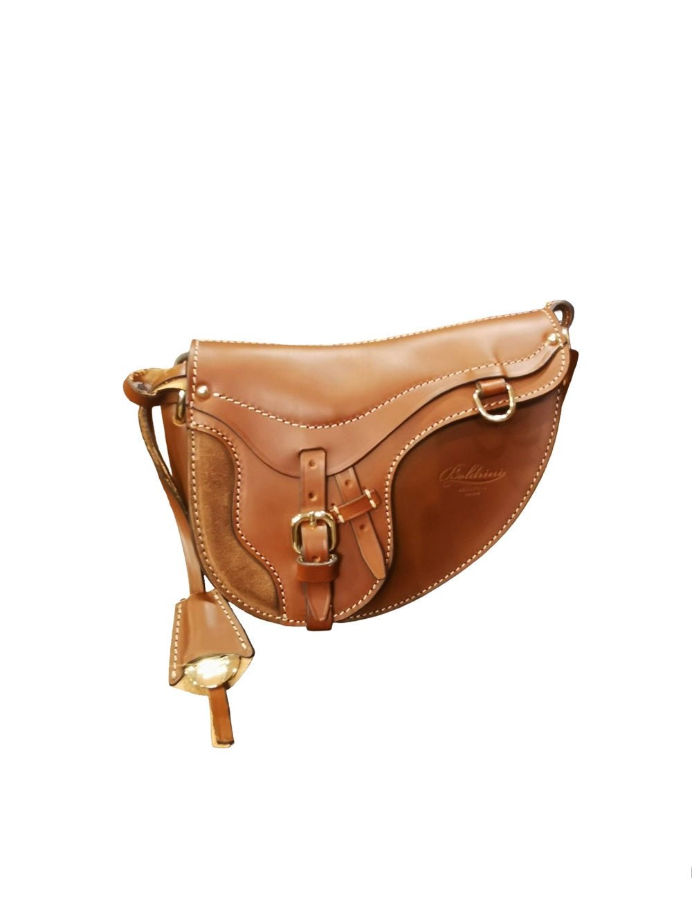 Borsa mini in pelle Boldrini 07624 Golden - Pelletteria Allegrini