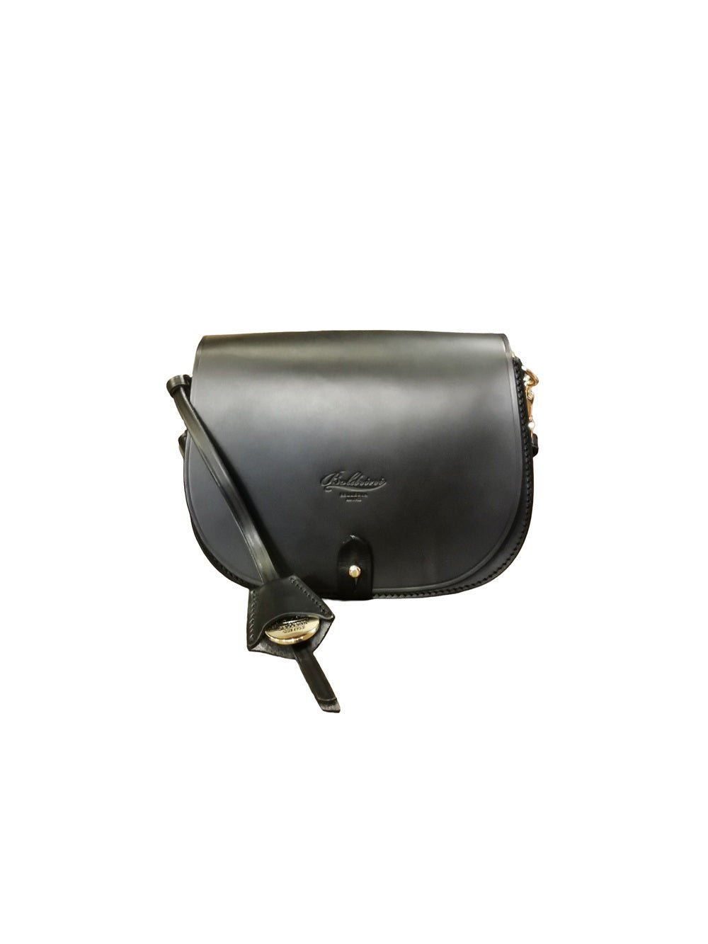 Borsa piccola in pelle Boldrini 07211 Nero - Pelletteria Allegrini
