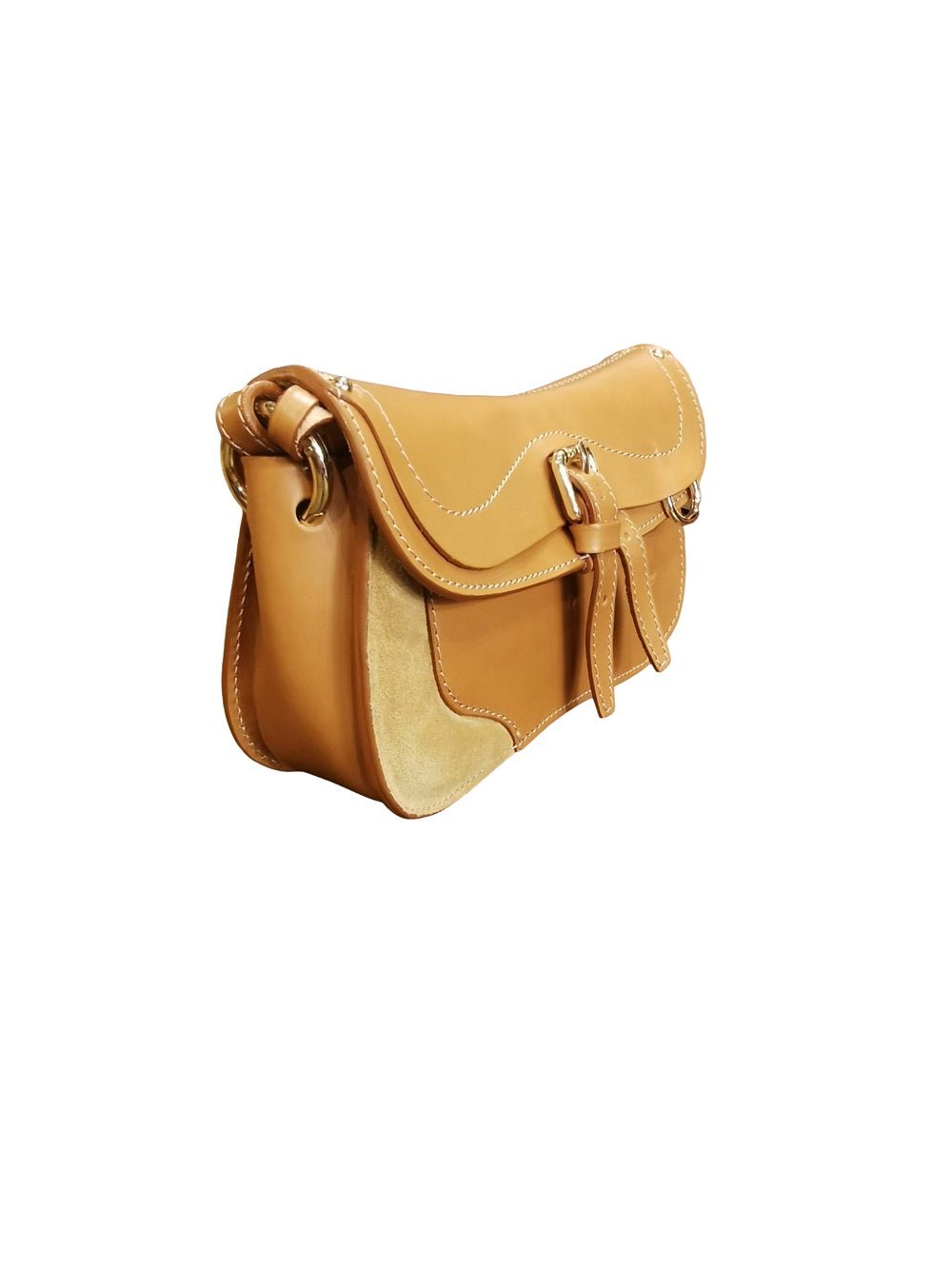 Borsa piccola in pelle Boldrini 07653 Naturale - Pelletteria Allegrini