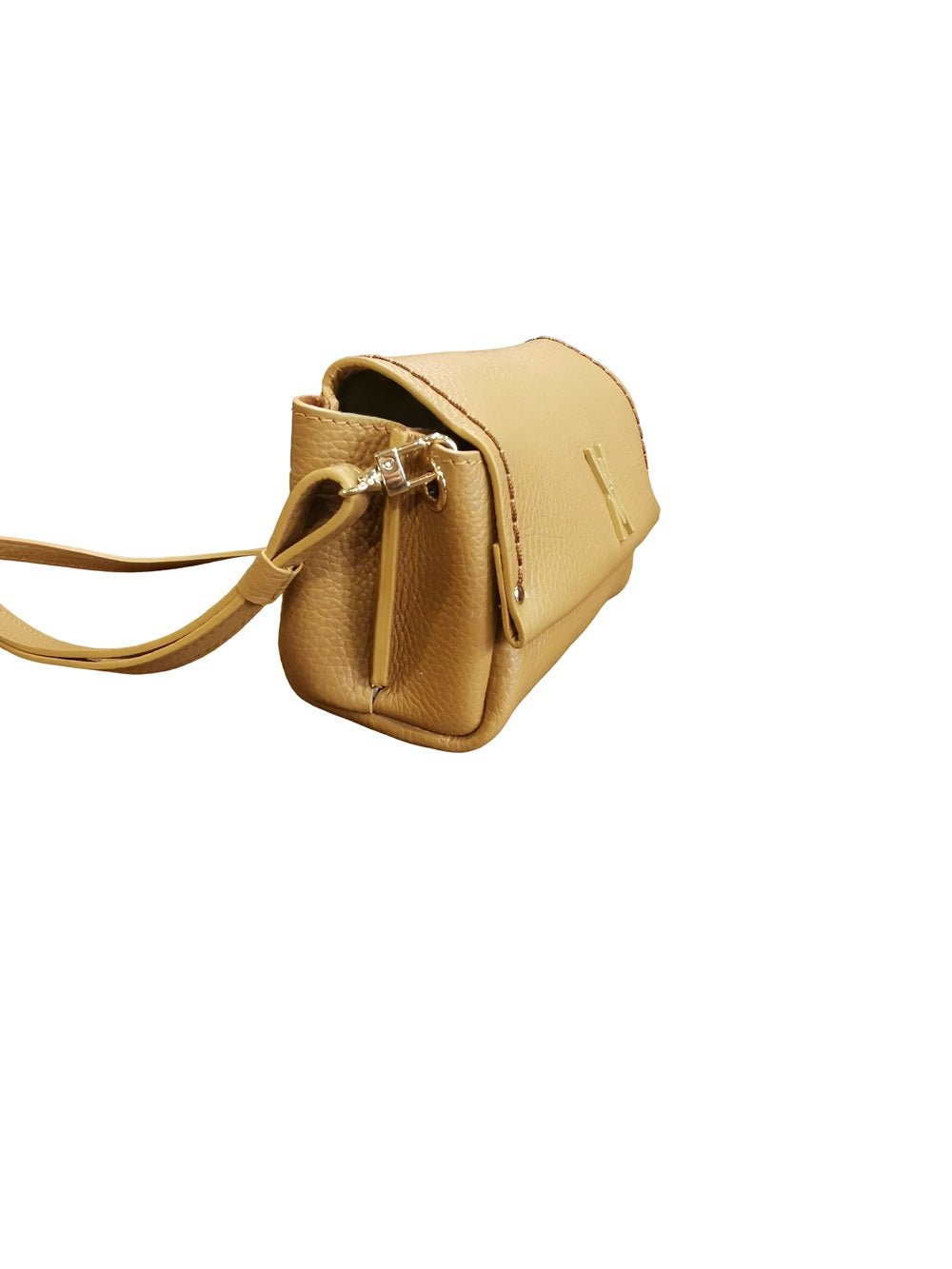 Borsa piccola in pelle con tracolla VISONA' 24805 Quercia - Pelletteria Allegrini