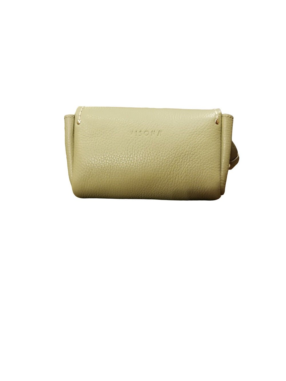 Borsa piccola in pelle con tracolla VISONA' 24805 Vert - Pelletteria Allegrini
