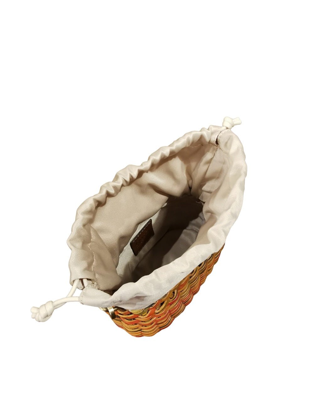 Borsa piccola in pelle intrecciata Bruno Rossi T1 Multicolor - Pelletteria Allegrini