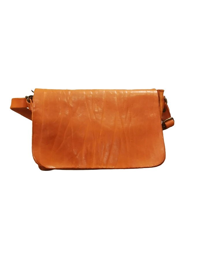 Borsa piccola in pelle Pelletteria Allegrini Filippo 1570 Arancione - Pelletteria Allegrini