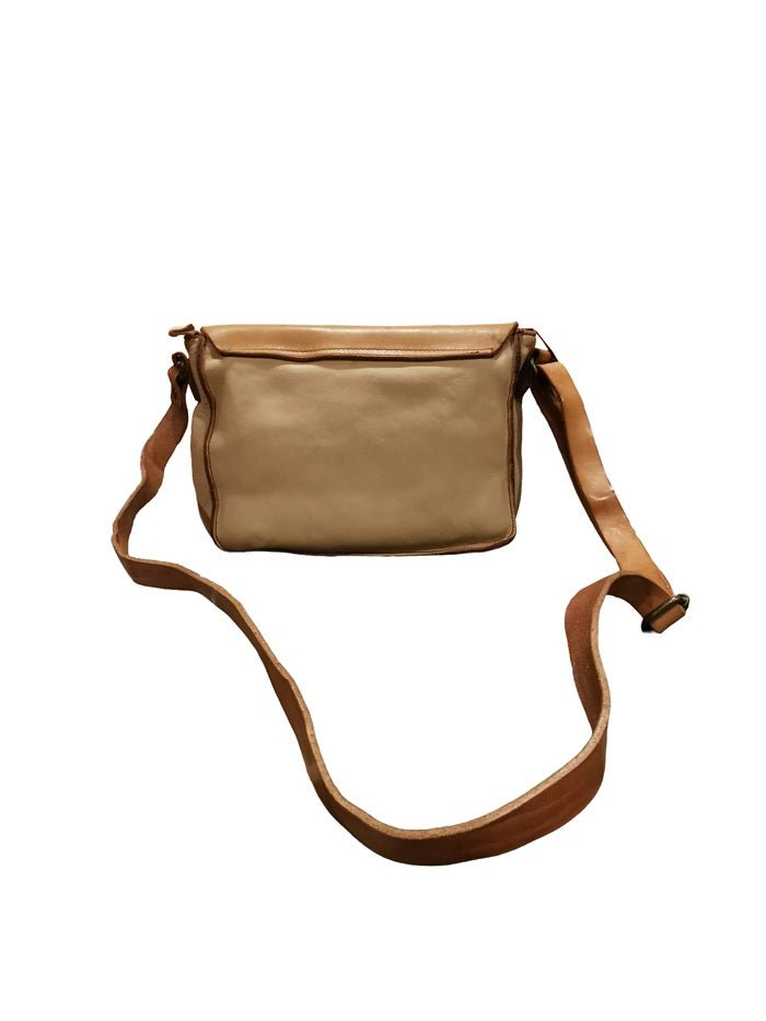 Borsa piccola in pelle Pelletteria Allegrini Filippo 1570 Beige - Pelletteria Allegrini