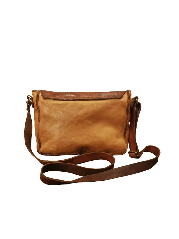 Borsa piccola in pelle Pelletteria Allegrini Filippo 1570 Cognac - Pelletteria Allegrini