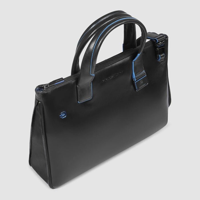 Borsa porta pc 14" Piquadro CA6857B2 Nero - Pelletteria Allegrini