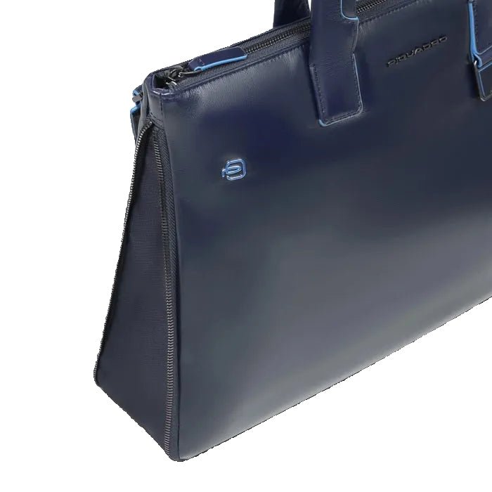 Borsa porta pc 15,6", espandibile Piquadro CA4021B2 Blu - Pelletteria Allegrini