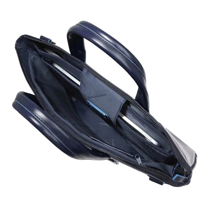Borsa porta pc 15,6", espandibile Piquadro CA4021B2 Blu - Pelletteria Allegrini