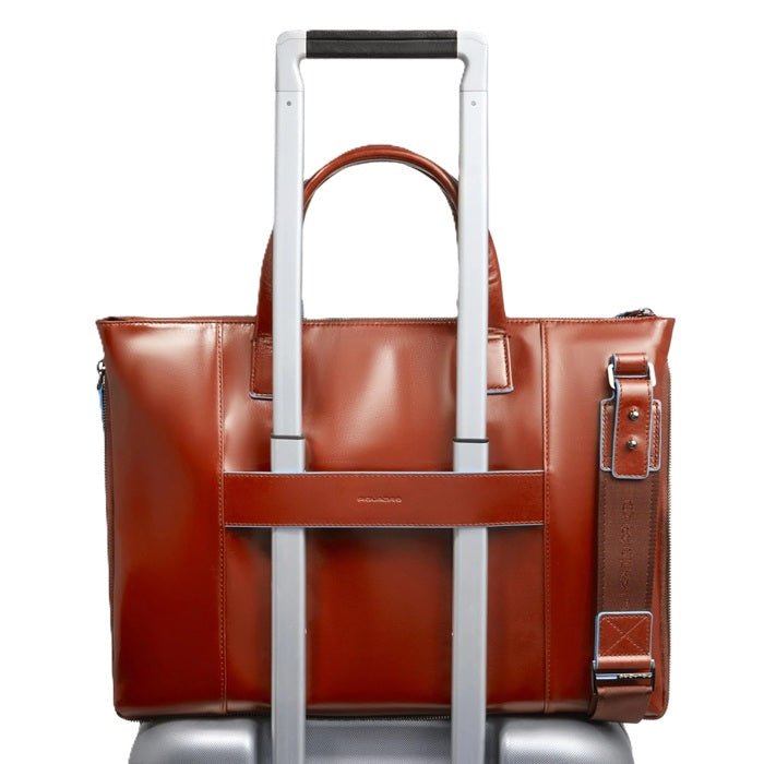 Borsa porta pc 15,6", espandibile Piquadro CA4021B2 Cuoio4 (arancio) - Pelletteria Allegrini