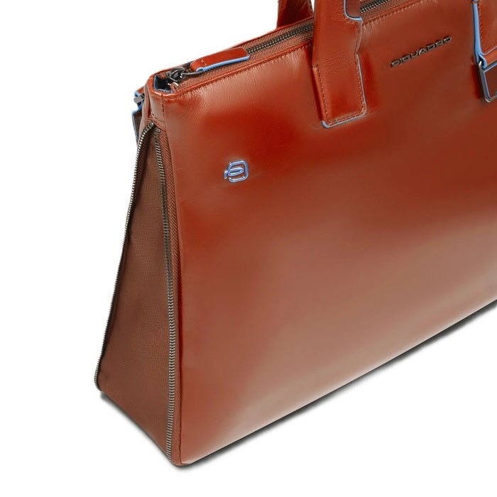 Borsa porta pc 15,6", espandibile Piquadro CA4021B2 Cuoio4 (arancio) - Pelletteria Allegrini