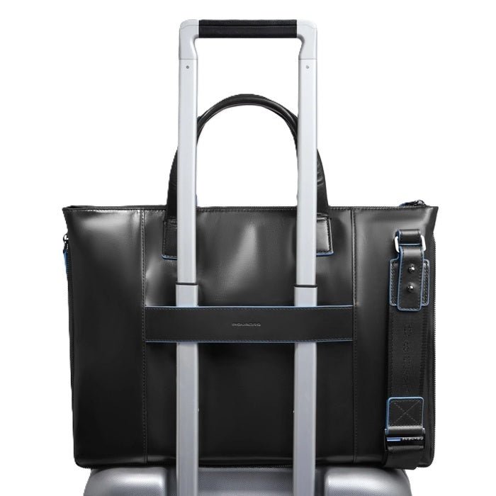 Borsa porta pc 15,6", espandibile Piquadro CA4021B2 Nero - Pelletteria Allegrini