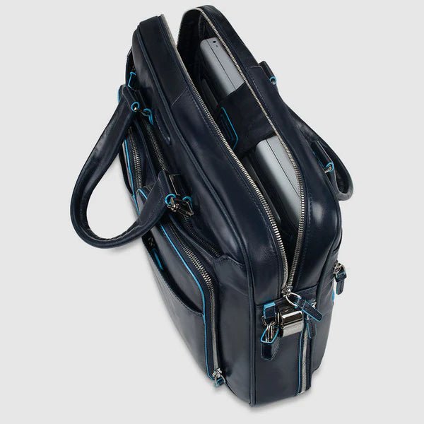 Borsa porta pc 15"Piquadro CA2849B2 Blu - Pelletteria Allegrini