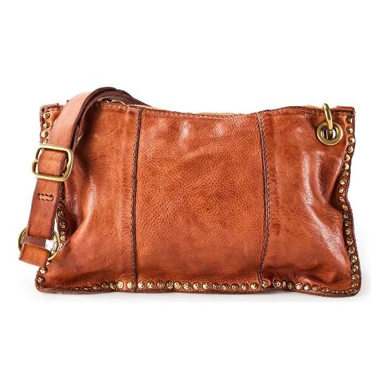 Borsa tracolla Ebe in pelle Campomaggi C044360ND X0007 cognac - Pelletteria Allegrini