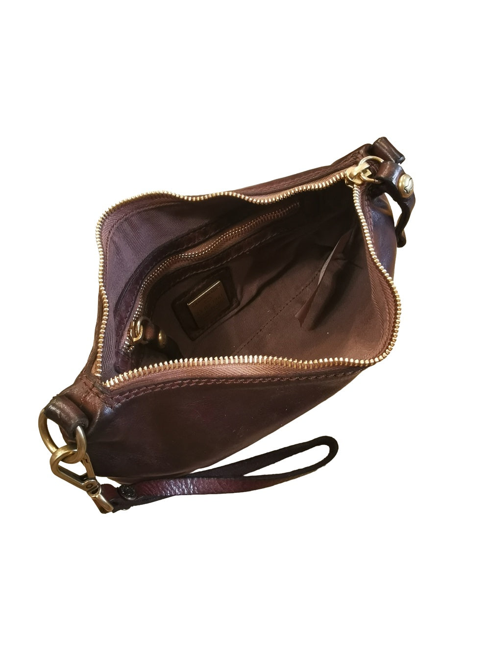 Campomaggi Greta Crossbody Bag in Leather C043610ND-X0001 Dark Brown