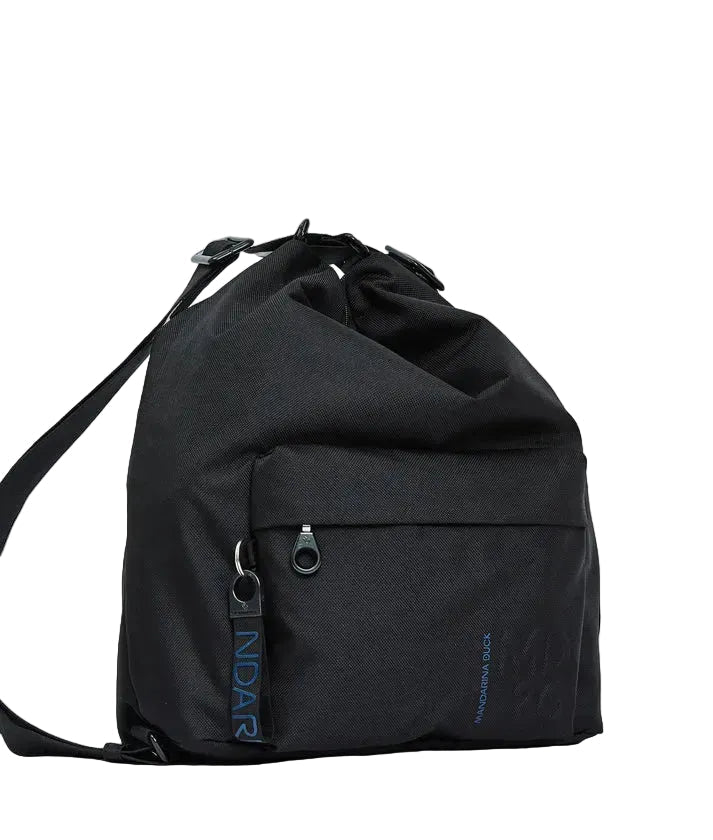 Borsa/zaino in tessuto MD Mandarina Duck P10QMT09 Nero - Pelletteria Allegrini