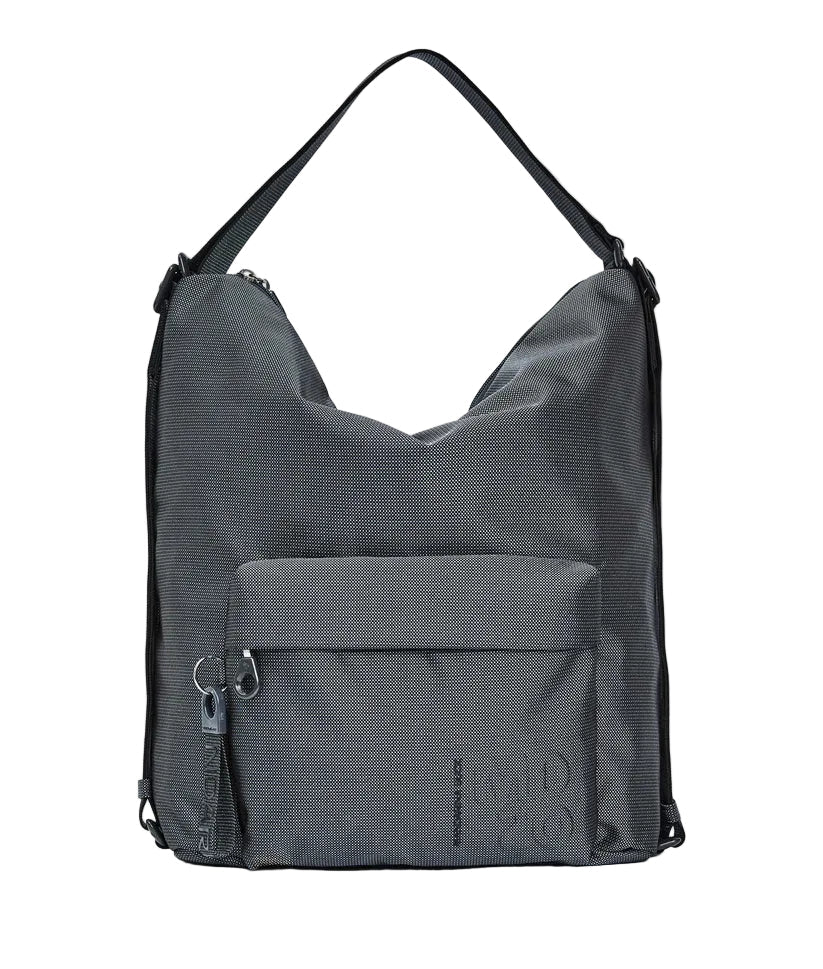 Borsa/zaino in tessuto MD Mandarina Duck P10QMT09 Steel - Pelletteria Allegrini