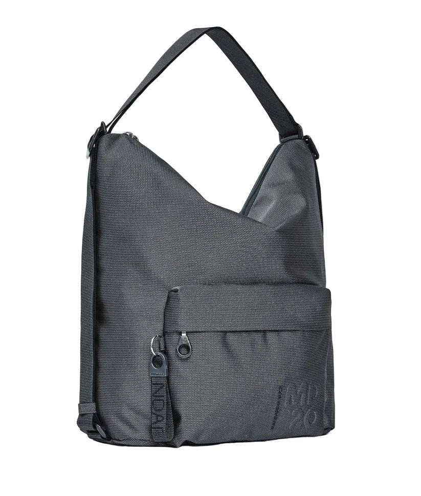 Borsa/zaino in tessuto MD Mandarina Duck P10QMT09 Steel - Pelletteria Allegrini