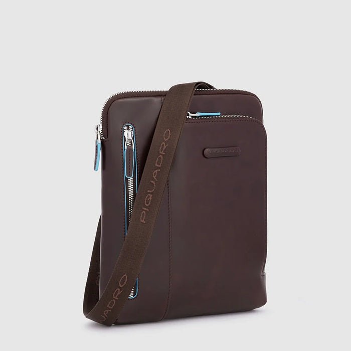 Borsello in pelle porta i - Pad Piquadro CA1816B2 Mogano - Pelletteria Allegrini