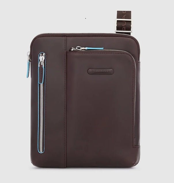 Borsello in pelle porta i - Pad Piquadro CA1816B2 Mogano - Pelletteria Allegrini