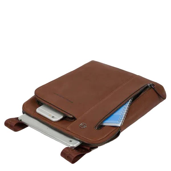Borsello porta iPad Piquadro CA1816B3 Blu - Pelletteria Allegrini