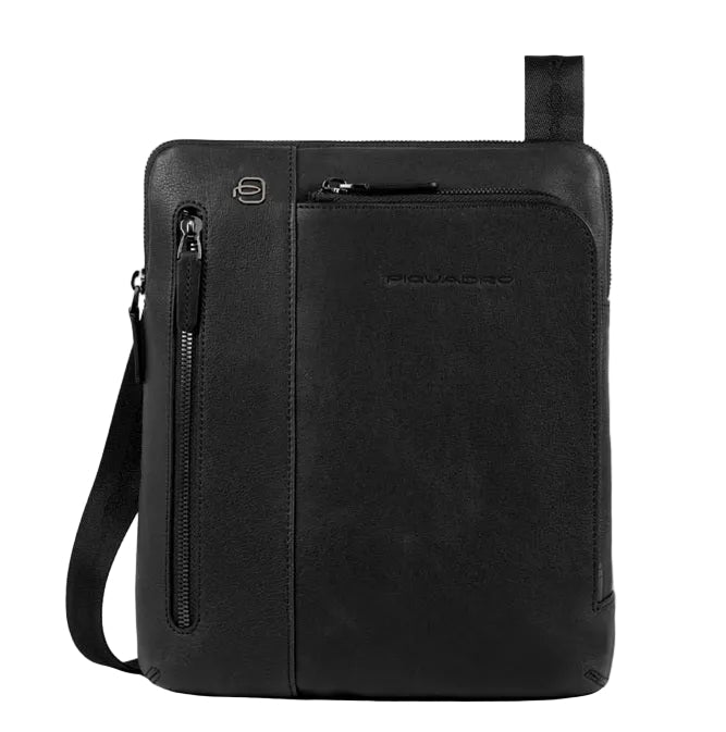Borsello porta iPad Piquadro CA1816B3 Nero - Pelletteria Allegrini