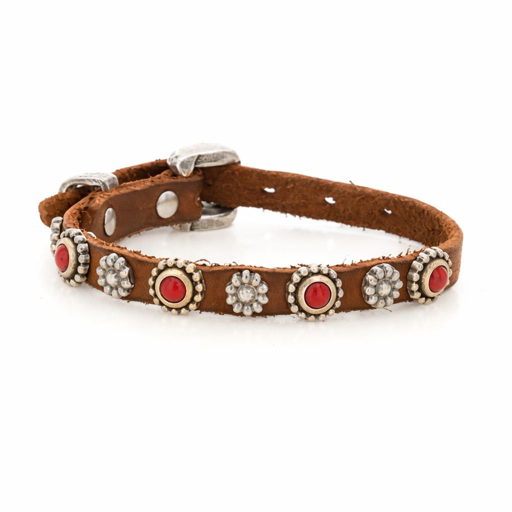Bracciale Classic in pelle Campomaggi C003390ND X3077 Cognac - Pelletteria Allegrini