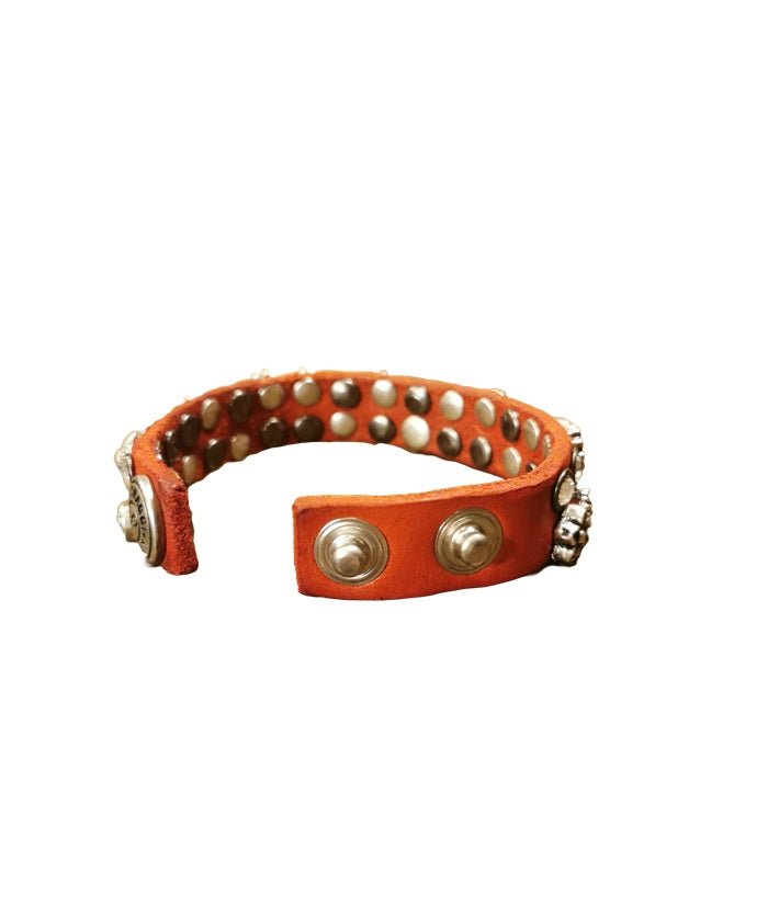Bracciale Diamante in pelle CAMPOMAGGI C024010ND X2743 Rosso - Pelletteria Allegrini