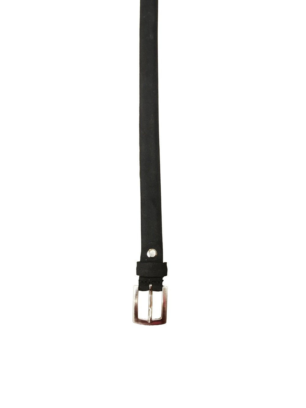 Cintura da donna in pelle scamosciata Pelletteria Allegrini Filippo 2074/20CAM Nero - Pelletteria Allegrini