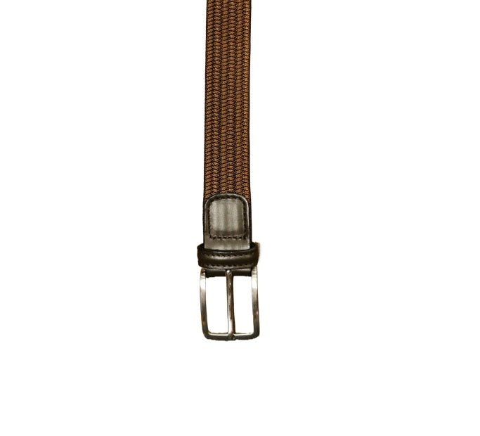 Cintura elasticizzata Pelletteria Allegrini Filippo 6190STOCK marrone - Pelletteria Allegrini