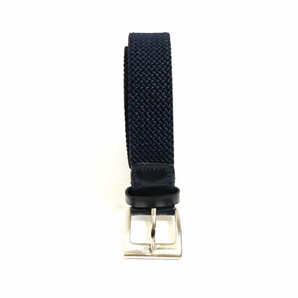 Cintura elasticizzata Pelletteria Allegrini Filippo EL8/M Blu - Pelletteria Allegrini