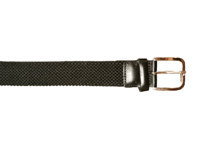 Cintura elasticizzata Pelletteria Allegrini Filippo EL8/M Nero - Pelletteria Allegrini