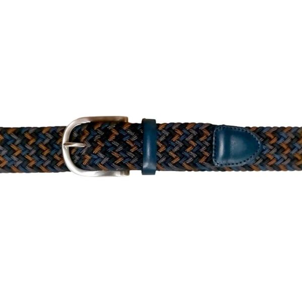 Cintura elasticizzata Pelletteria Allegrini Filippo S37 Marrone - Pelletteria Allegrini