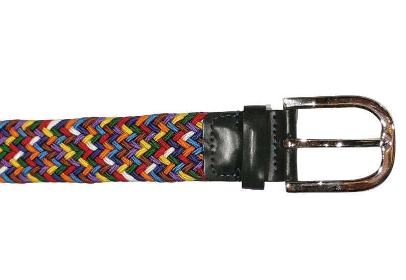 Cintura elasticizzata Pelletteria Allegrini Filippo S37 Multicolor - Pelletteria Allegrini