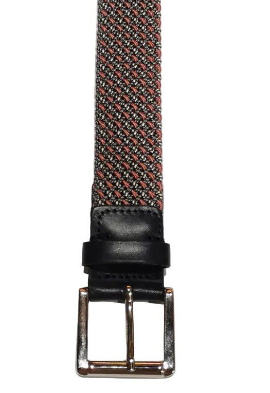 Cintura elasticizzata Pelletteria Allegrini Filippo SR055 corallo - Pelletteria Allegrini