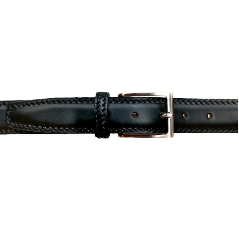 Cintura in Cuoio da uomo Pelletteria Allegrini FilippoC102CUO MARCAPUNTO nero - Pelletteria Allegrini