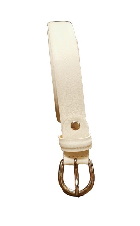 Cintura in cuoio Donna Pelletteria Allegrini Filippo 1852/25 bianco - Pelletteria Allegrini