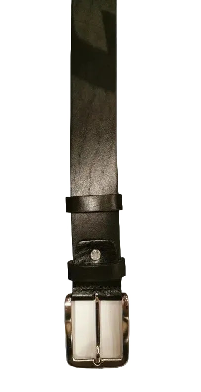 Cintura in Cuoio Pelletteria Allegrini Filippo 001/40 nero - Pelletteria Allegrini