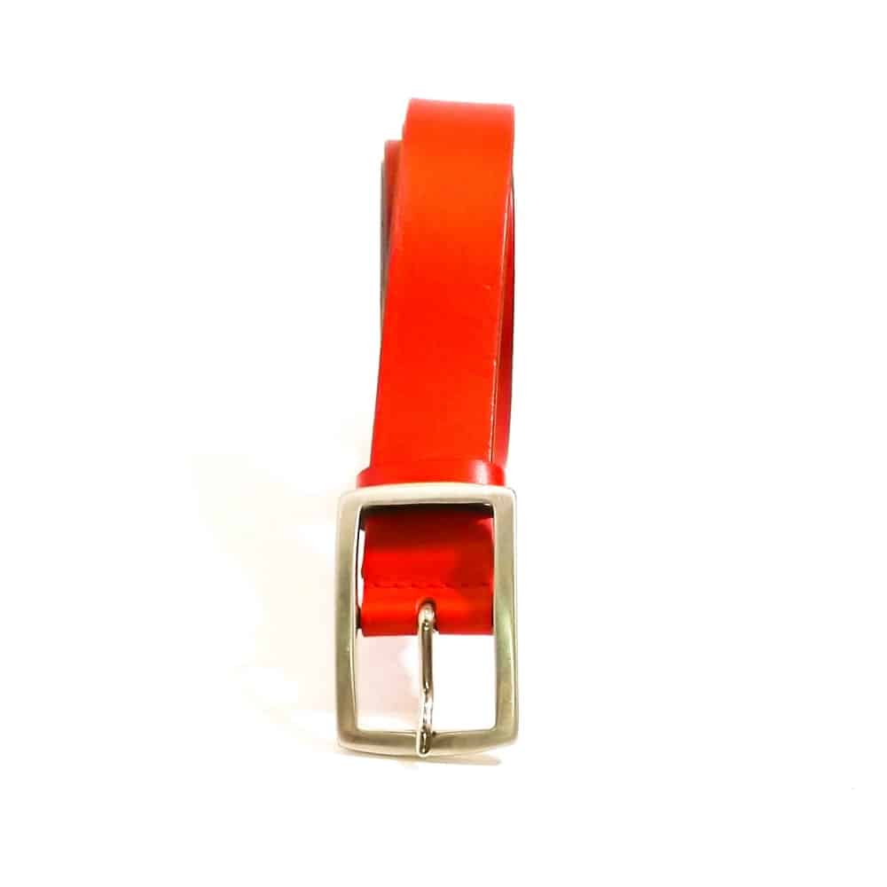 Cintura in cuoio Pelletteria Allegrini Filippo 1821/30F rosso - Pelletteria Allegrini