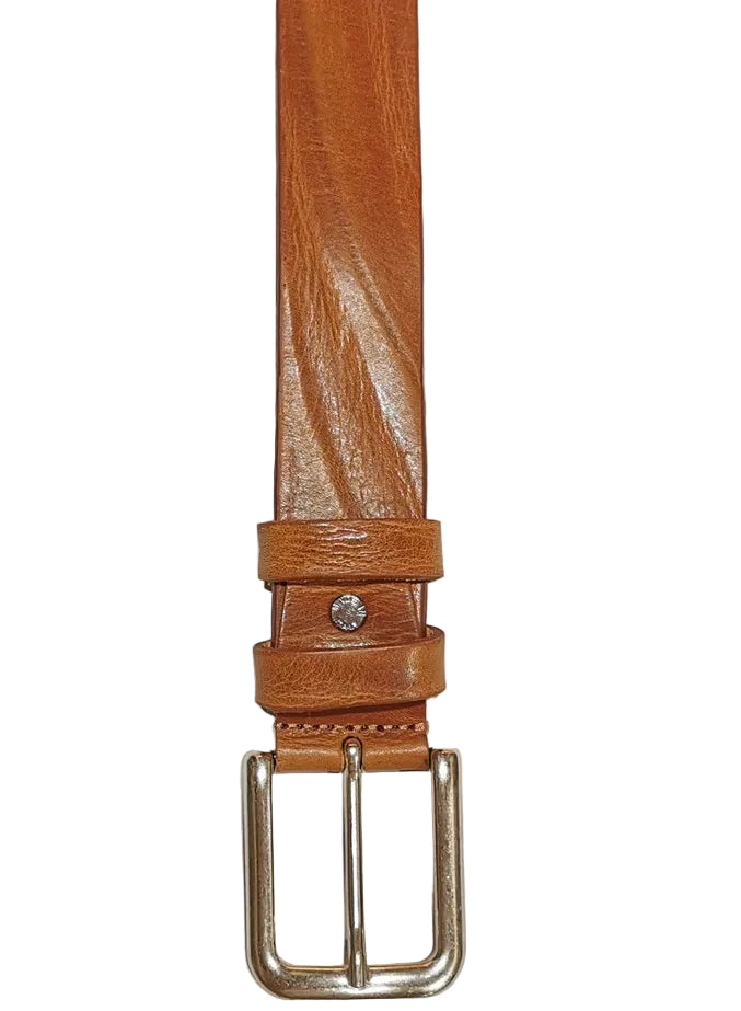Cintura in cuoio Pelletteria Allegrini Filippo 280/35 Caramello
