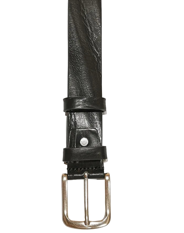 Cintura in cuoio Pelletteria Allegrini Filippo 280/35 Nero