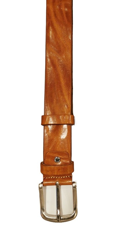 Cintura in Cuoio Pelletteria Allegrini Filippo 280/40L caramello - Pelletteria Allegrini