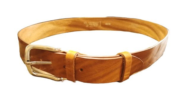 Cintura in Cuoio Pelletteria Allegrini Filippo 280/40L caramello - Pelletteria Allegrini