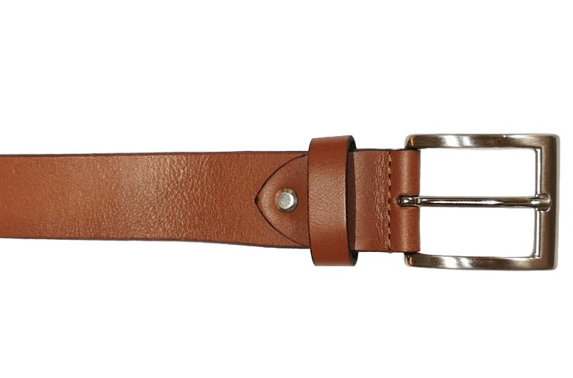 Cintura in Cuoio Pelletteria Allegrini Filippo 9386/35 Marrone - Pelletteria Allegrini