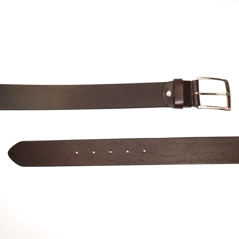 Cintura in Cuoio Pelletteria Allegrini Filippo 9386/40 Testa di moro - Pelletteria Allegrini