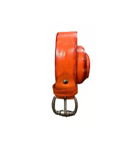 Cintura in cuoio Pelletteria Allegrini Filippo C8951 ciliegia - Pelletteria Allegrini