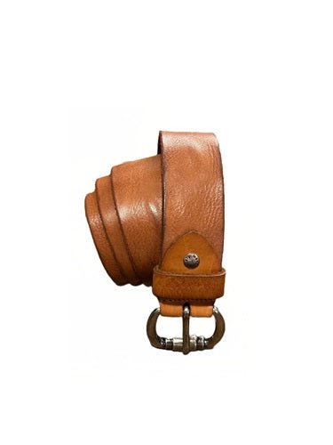 Cintura in cuoio Pelletteria Allegrini Filippo C8951 coker - Pelletteria Allegrini