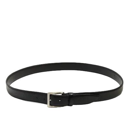 Cintura in pelle di cervo da uomo C102CER nero - Pelletteria Allegrini