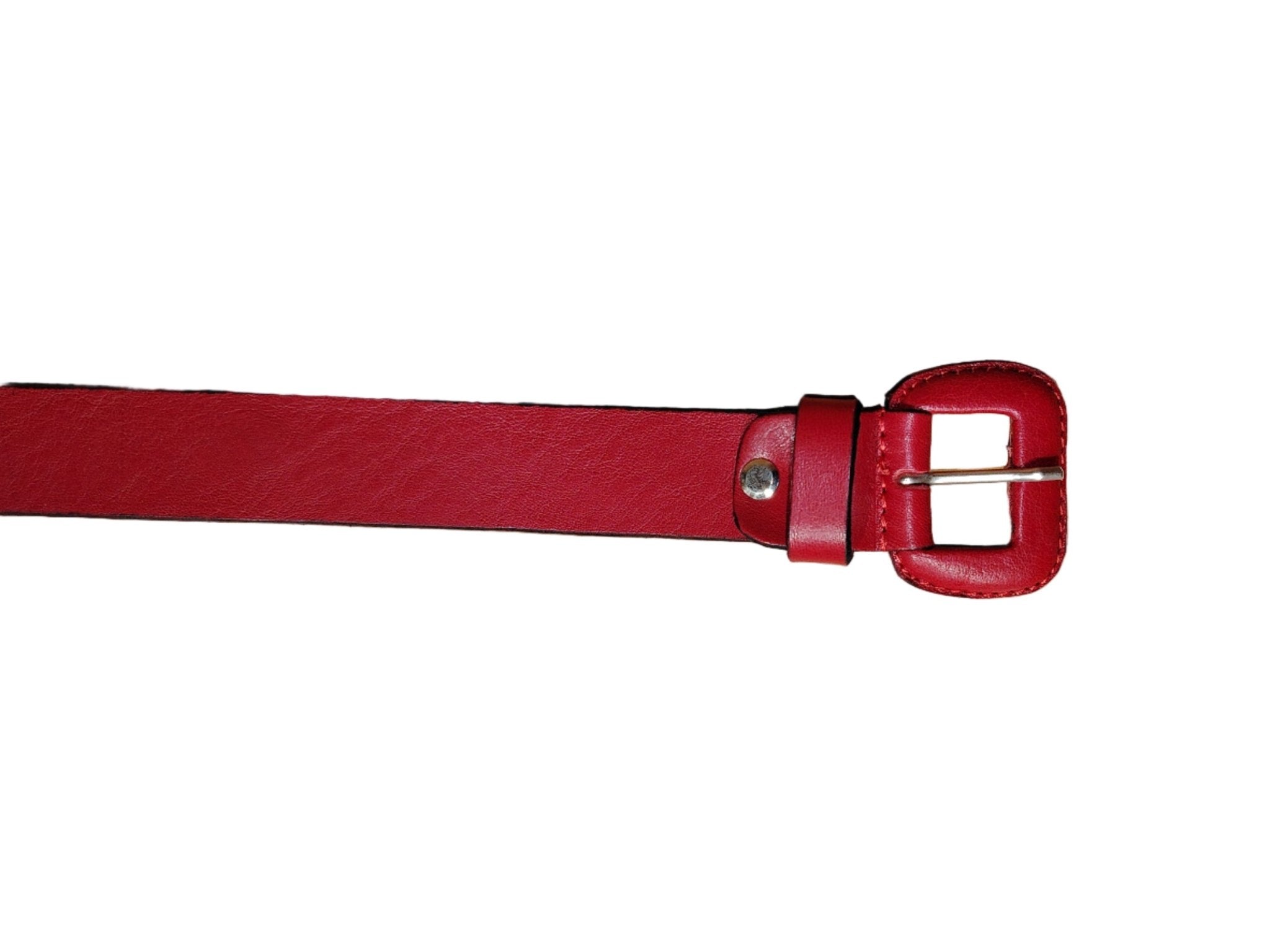 Cintura in pelle donna Pelletteria Allegrini Filippo 1821/30 rosso - Pelletteria Allegrini
