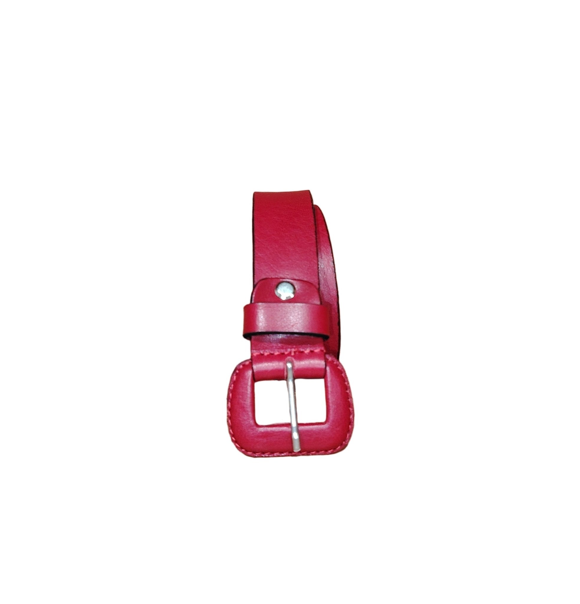 Cintura in pelle donna Pelletteria Allegrini Filippo 1821/30 rosso - Pelletteria Allegrini