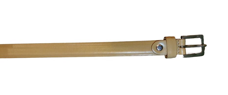 Cintura in pelle Donna Pelletteria Allegrini Filippo 2074/20 beige - Pelletteria Allegrini
